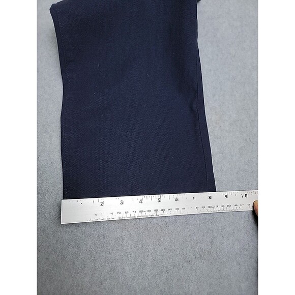 Adriano Goldschmied Pants Mens 38x34 (40x32) Everett Slim Straight Navy Blue - Picture 4 of 14